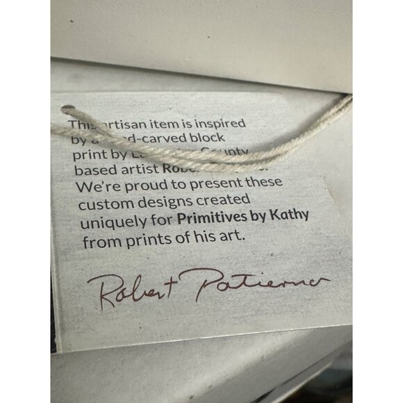 Life Is Better On The Farm Pig Block Print By Robert Patermo & Primitives By Kat - Picture 4 of 8